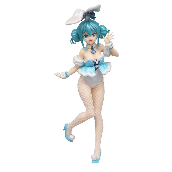 FuRyu: BiCute Bunnies - Hatsune Miku White Rabbit (Baby Blue ver.) Figure