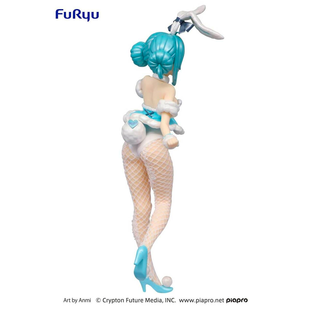 Hatsune Miku Bunny Vocaloid - BiCute good Bunnies Figure White Rabbit Pearl Color ver. - FuRyu JAPAN Authentic kawaii