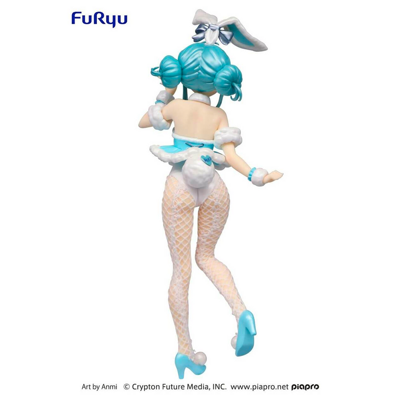 FuRyu: BiCute Bunnies - Hatsune Miku White Rabbit (Pearl Color Ver.) Figure