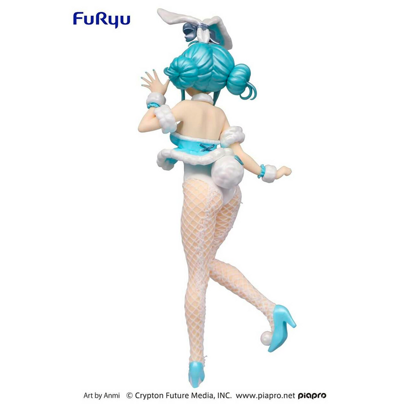FuRyu: BiCute Bunnies - Hatsune Miku White Rabbit (Pearl Color Ver.) Figure