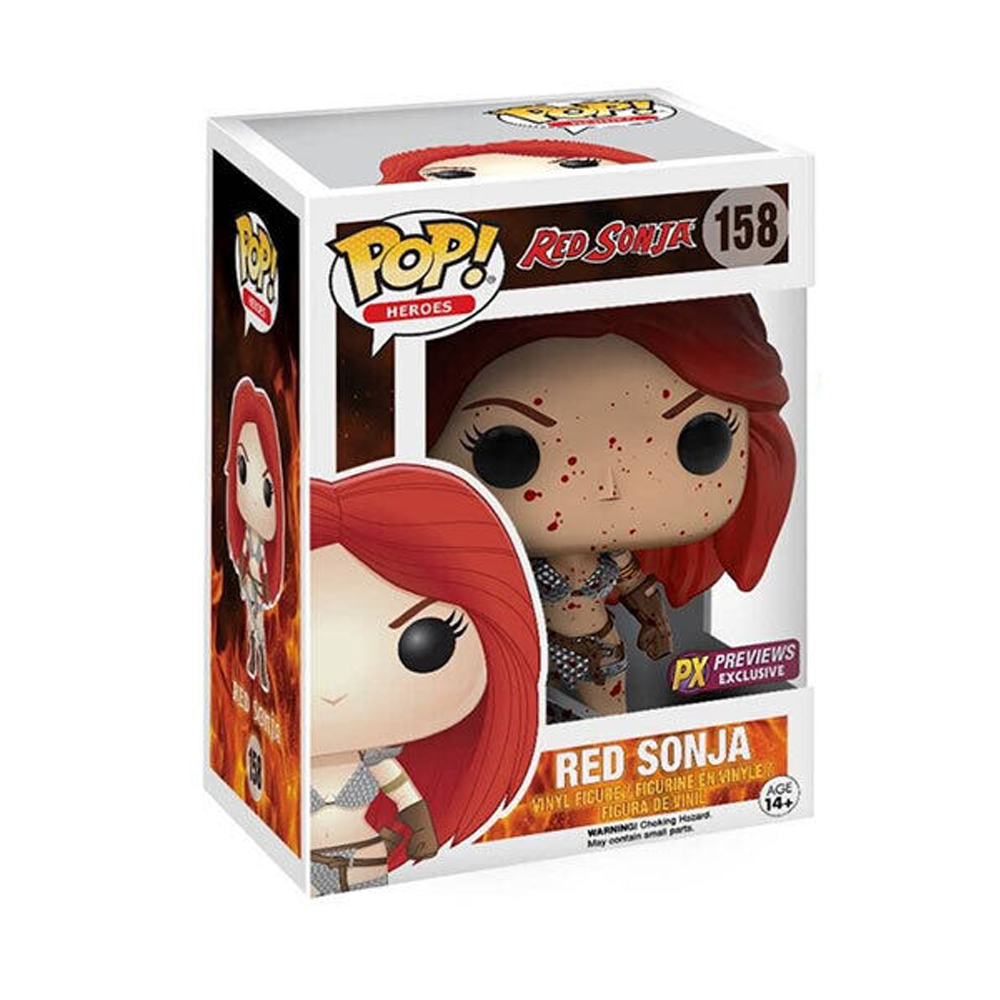 Funko POP! Heroes - Red Sonja Vinyl Figure #158 Preview Exclusive (PX) [READ DESCRIPTION]