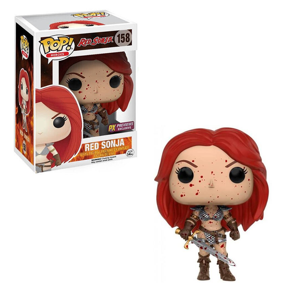 Funko POP! Heroes - Red Sonja Vinyl Figure #158 Preview Exclusive (PX) [READ DESCRIPTION]