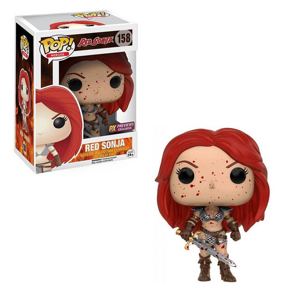 Funko POP! Heroes - Red Sonja Vinyl Figure #158 Preview Exclusive (PX)