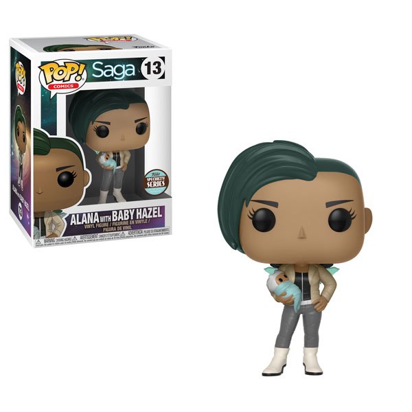 FU27413 Funko POP! Saga - Alana with Hazel Vinyl Figure #13 Specialty Series (NOT 100% MINT)