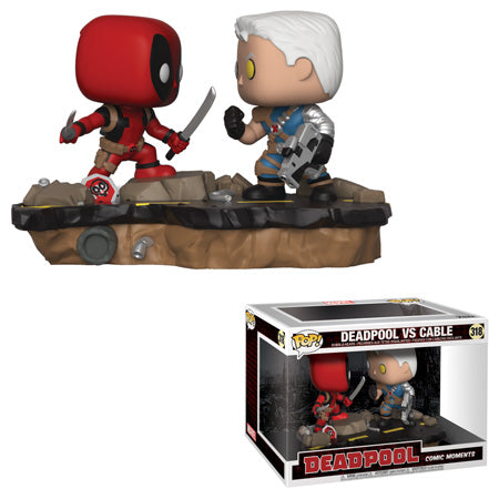 FU30972 Funko POP! Deadpool - Deadpool Vs Cable Comic Moments Vinyl Figure #318