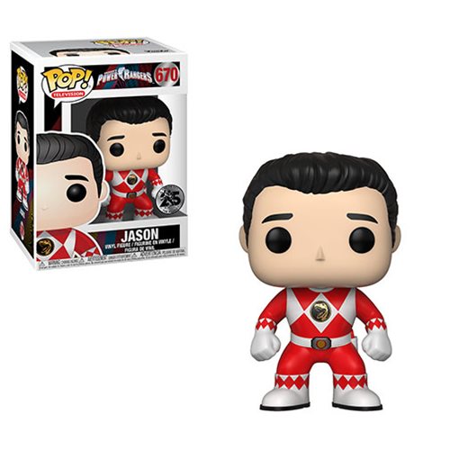 FU32806 Funko POP! Power Rangers - Red Ranger No Helmet Vinyl Figure #670