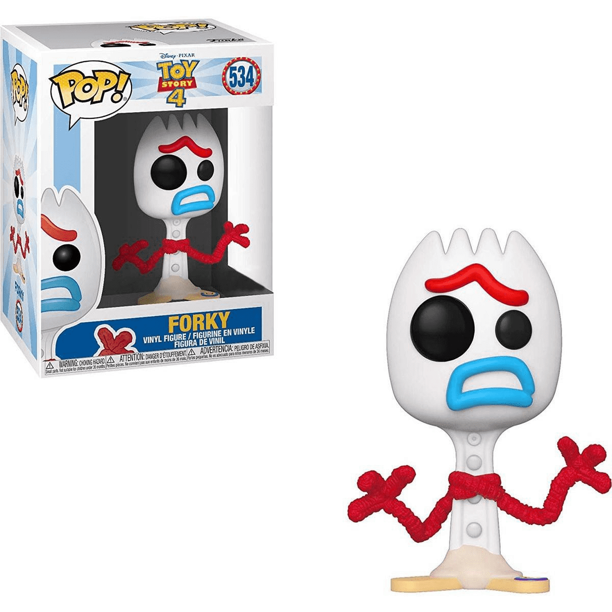 FU37468-IE Funko POP! Toy Story 4 - Forky (Sad) Vinyl Figure #534 Exclusive [READ DESCRIPTION]