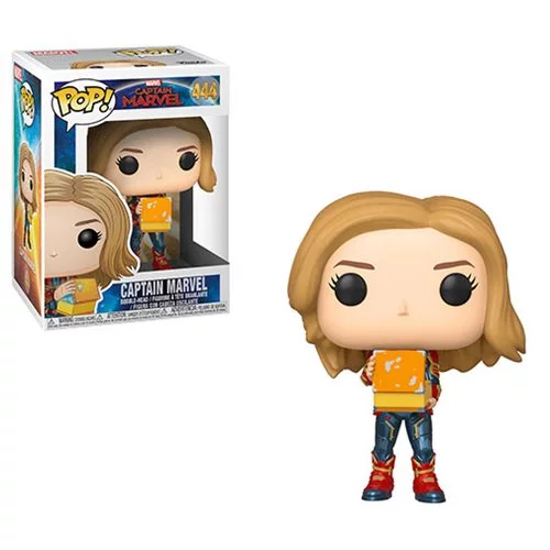 FU37685 Funko POP! Captain Marvel - Captain Marvel Holding Lunchbox Vinyl Figure #444