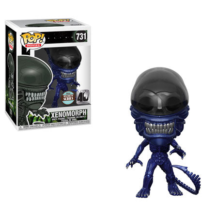 FU37750 Funko POP! Alien - Xenomorph 40th Blue Metallic Vinyl Figure #731 Specialty Series