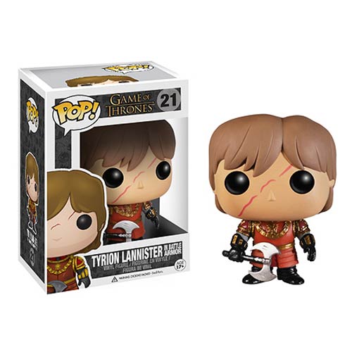 FU3779 Funko POP! Game of Thrones - Tyrion Lannister with Scar and Battle Armor Vinyl Figure #21