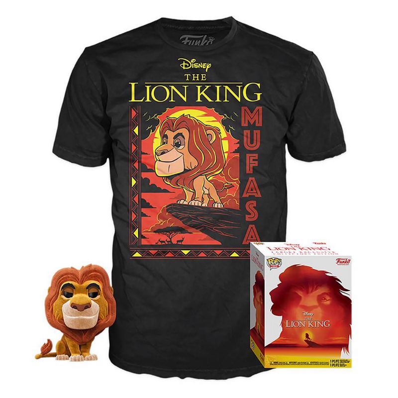 Funko POP! and Tee: The Lion King - Mufasa Collectors Box Target Exclusive [READ DESCRIPTION]