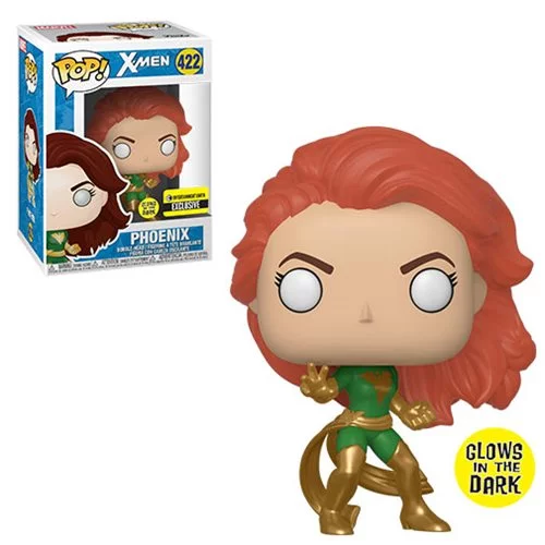 FU41612 Funko POP! X-Men - Phoenix (Glow In the Dark) Vinyl Figure #422 Entertainment Earth Exclusive [READ DESCRIPTION]