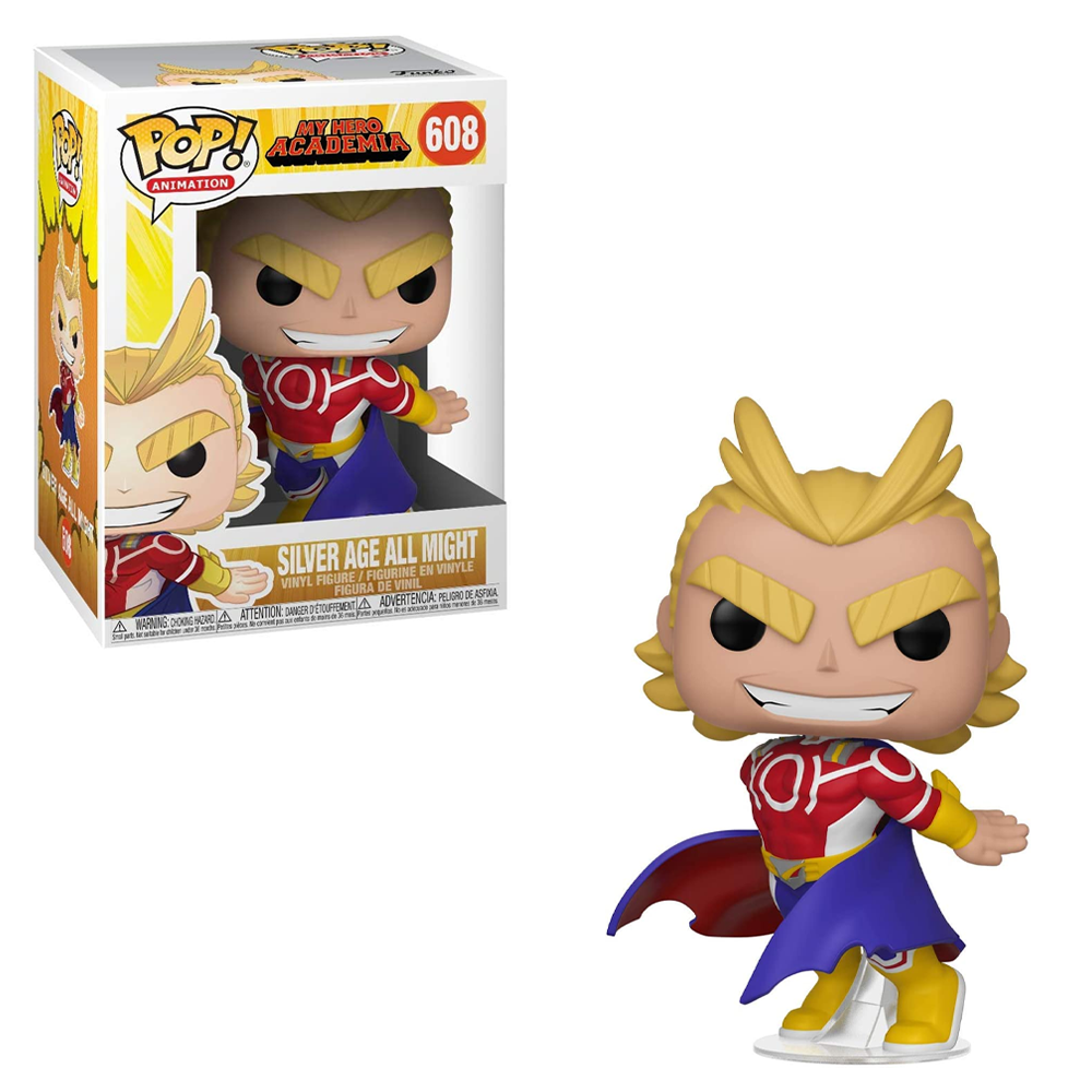 FU42931 Funko POP! My Hero Academia - All Might (Silver Age) Vinyl Figure #608