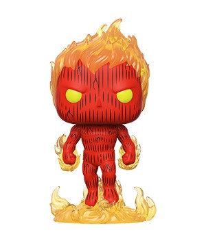 FU44987 Funko POP! Fantastic Four - Human Torch Vinyl Figure