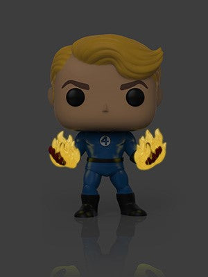FU45006 Funko POP! Fantastic Four - Human Torch (Suited) Specialty Series Exclusive Vinyl Figure