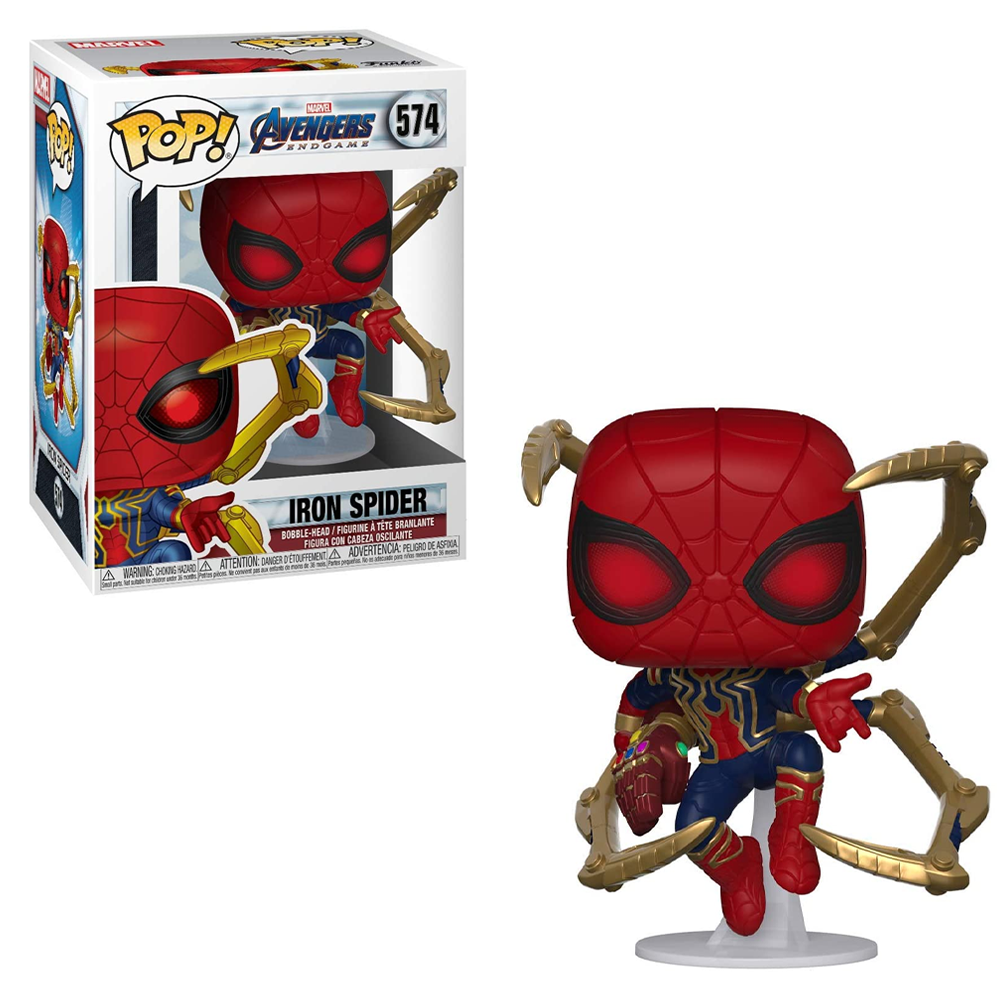 FU45138 Funko POP! Avengers: Endgame - Iron Spider with Nano Gauntlet Vinyl Figure #574