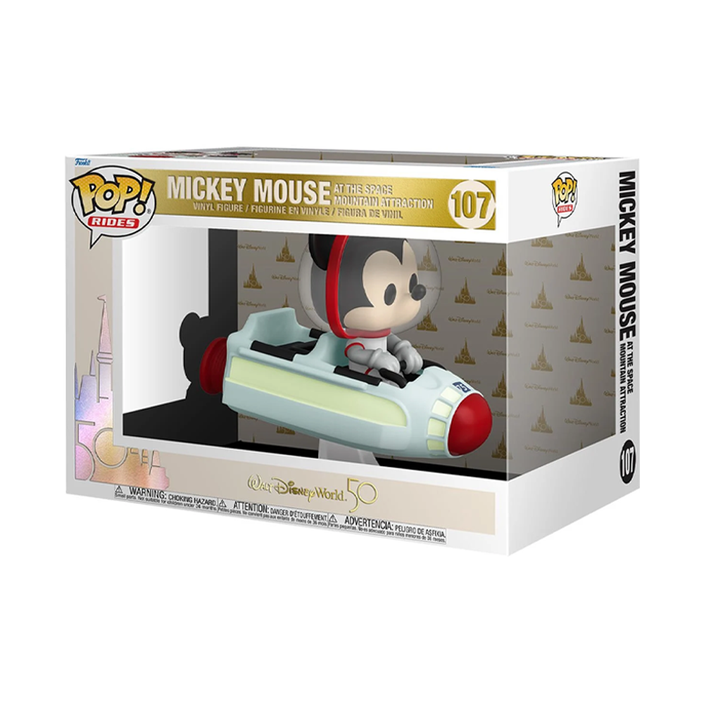 Funko POP! Rides: Walt Disney World 50th - Space Mountain with Mickey Mouse Vinyl Figure #107