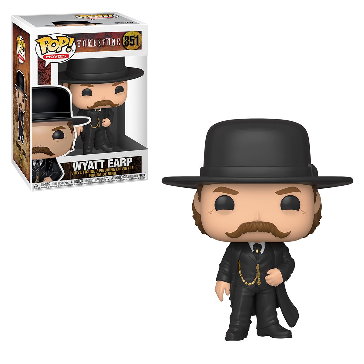 FU45377 Funko POP! Tombstone - Wyatt Earp Vinyl Figure #851