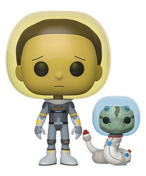 FU45435 Funko POP! Rick and Morty - Space Suit Morty with Snake Vinyl Figure