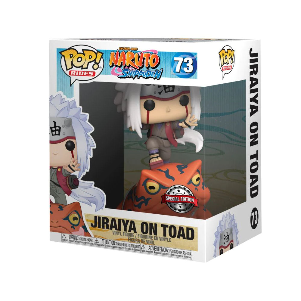 Funko POP! Rides: Naruto Shippuden - Jiraiya on Toad Vinyl Figure #73 Special Edition Exclusive [READ DESCRIPTION]