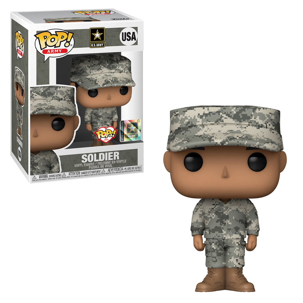 Funko POP! Pops! with Purpose: Army - Male 1 (Combat Uniform) Vinyl Figure