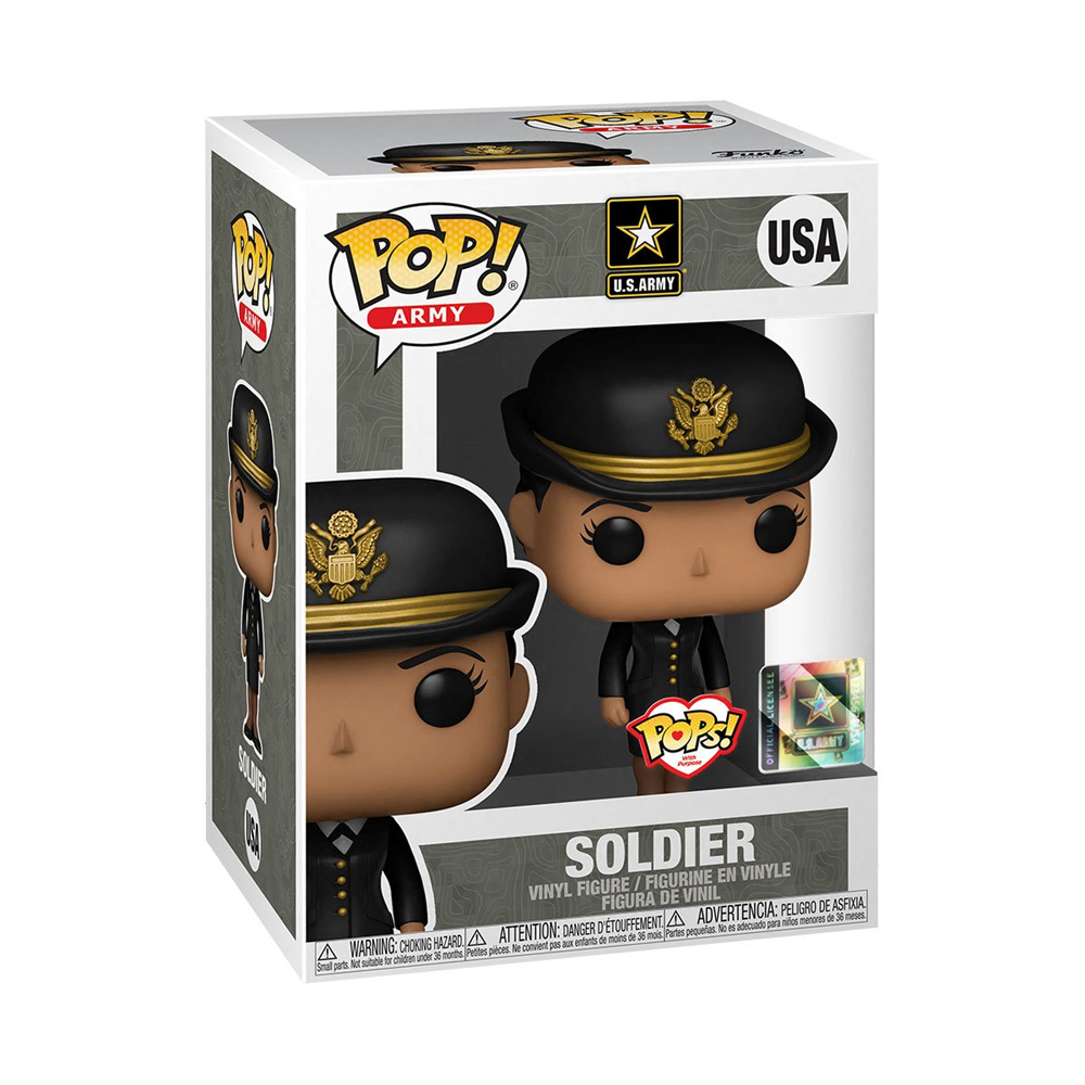 [PRE-ORDER] Funko POP! Pops! with Purpose: Army - Female 2 (Service Uniform) Vinyl Figure