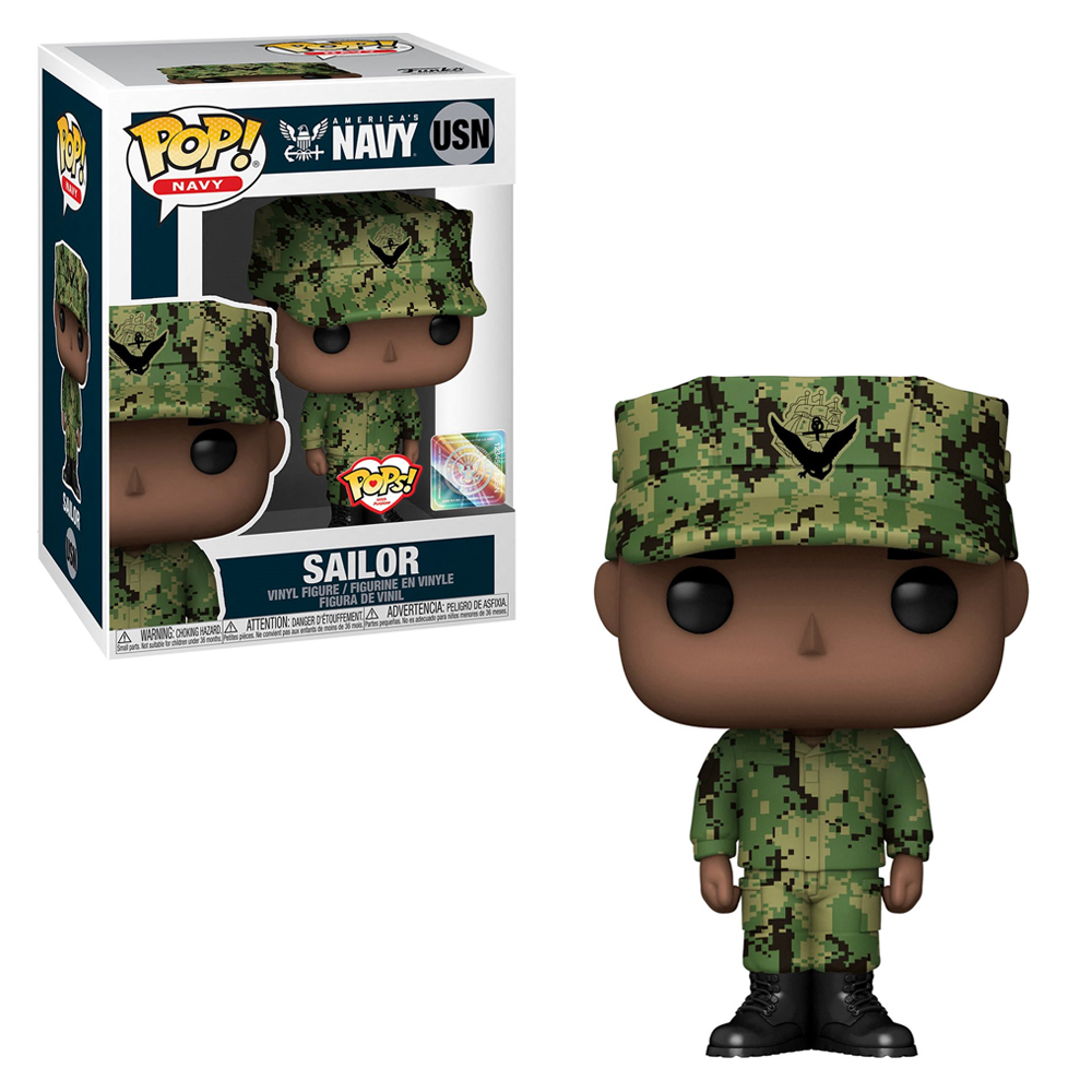 FU46739 Funko POP! Pops! with Purpose: U.S. Navy - Working Uniform Male 1 Vinyl Figure