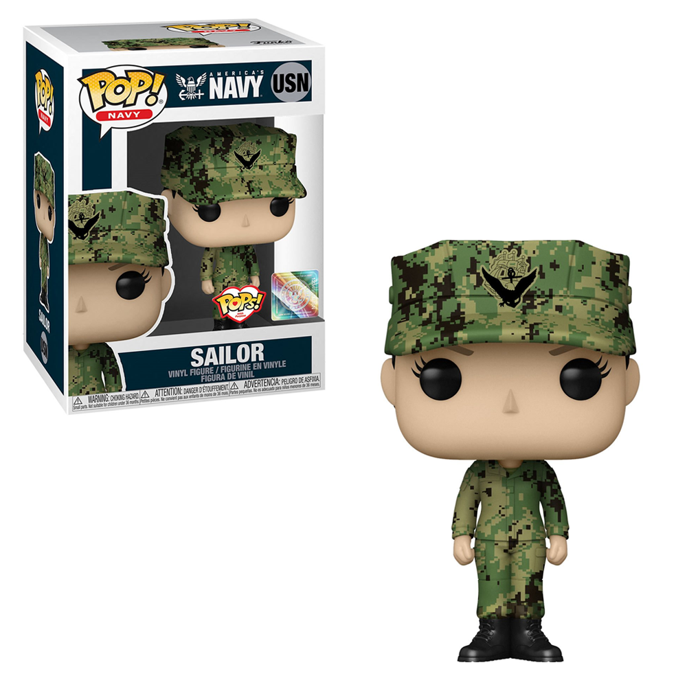 FU46740 Funko POP! Pops! with Purpose: U.S. Navy - Working Uniform Female 1 Vinyl Figure