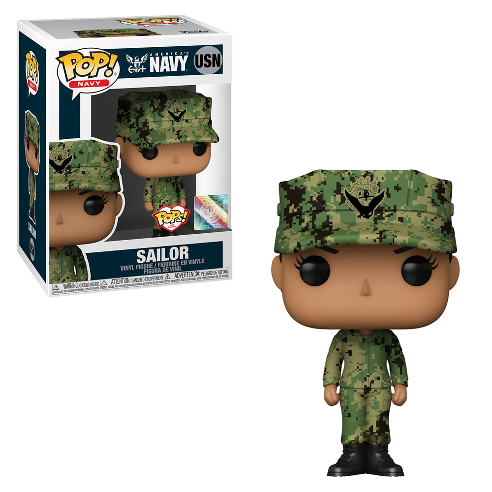 FU46741 Funko POP! Pops! with Purpose: U.S. Navy - Working Uniform Female 2 Vinyl Figure