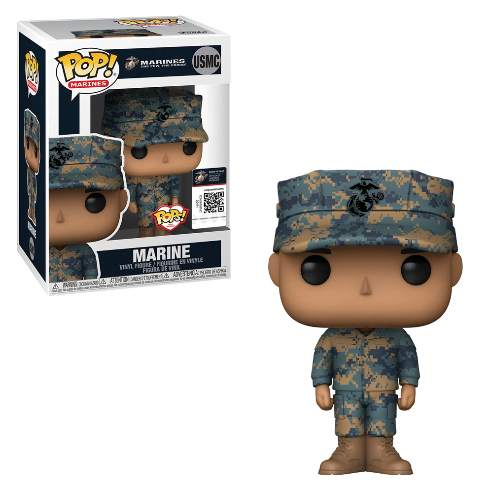 Funko POP! Pops! with Purpose: Military - Marine Male (Hispanic) Vinyl Figure