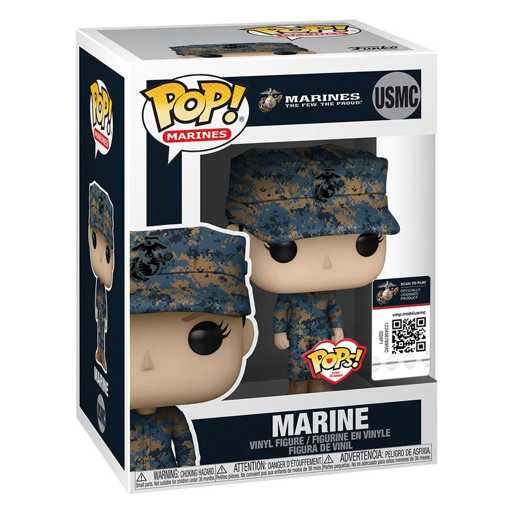 Funko POP! Pops! with Purpose: Military - Marine Female (Caucasian) Vinyl Figure