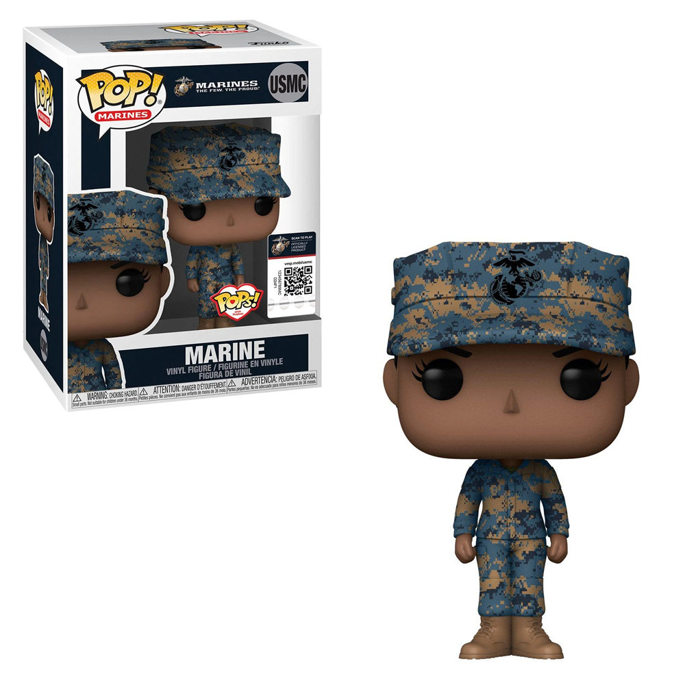 Funko POP! Pops! with Purpose: Military - Marine Female (African American) Vinyl Figure