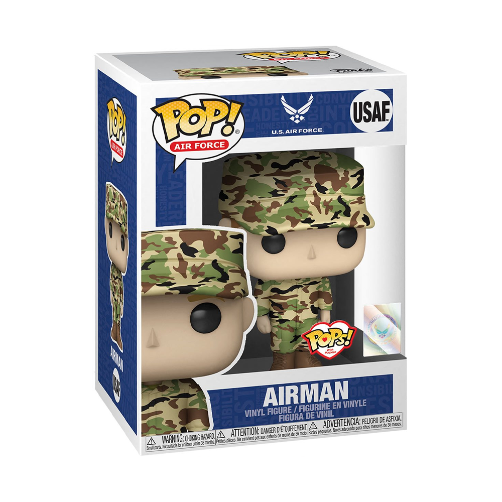 Funko POP! Pops! with Purpose: U.S. Air Force - Male 1 (Camo) Vinyl Figure