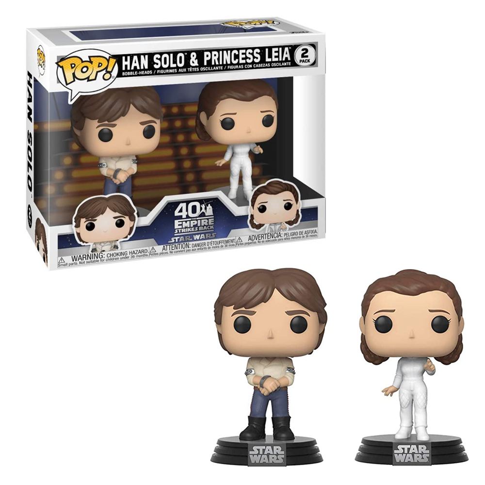 FU46770 Funko POP! Star Wars - Han and Leia 2-Pack Vinyl Figure