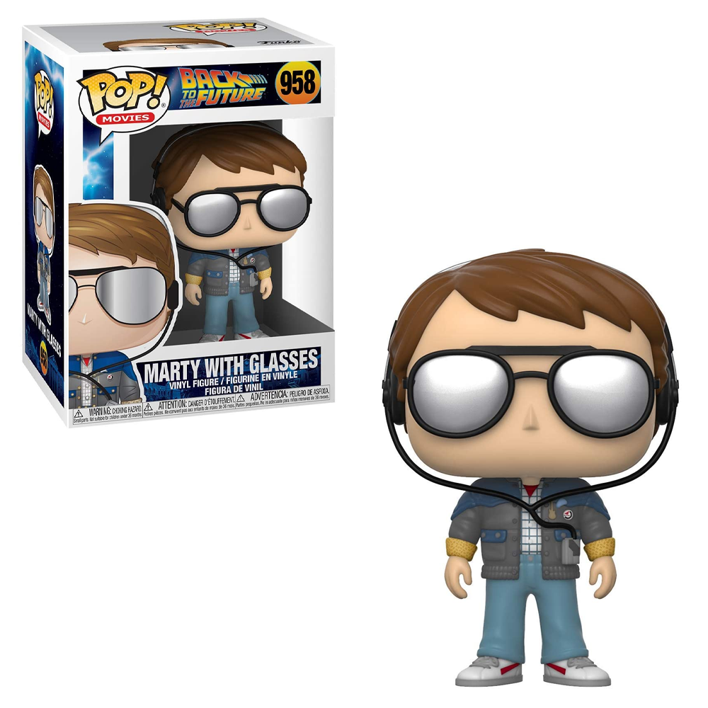 FU46912 Funko POP! Back To The Future - Marty w/ Glasses Vinyl Figure #958