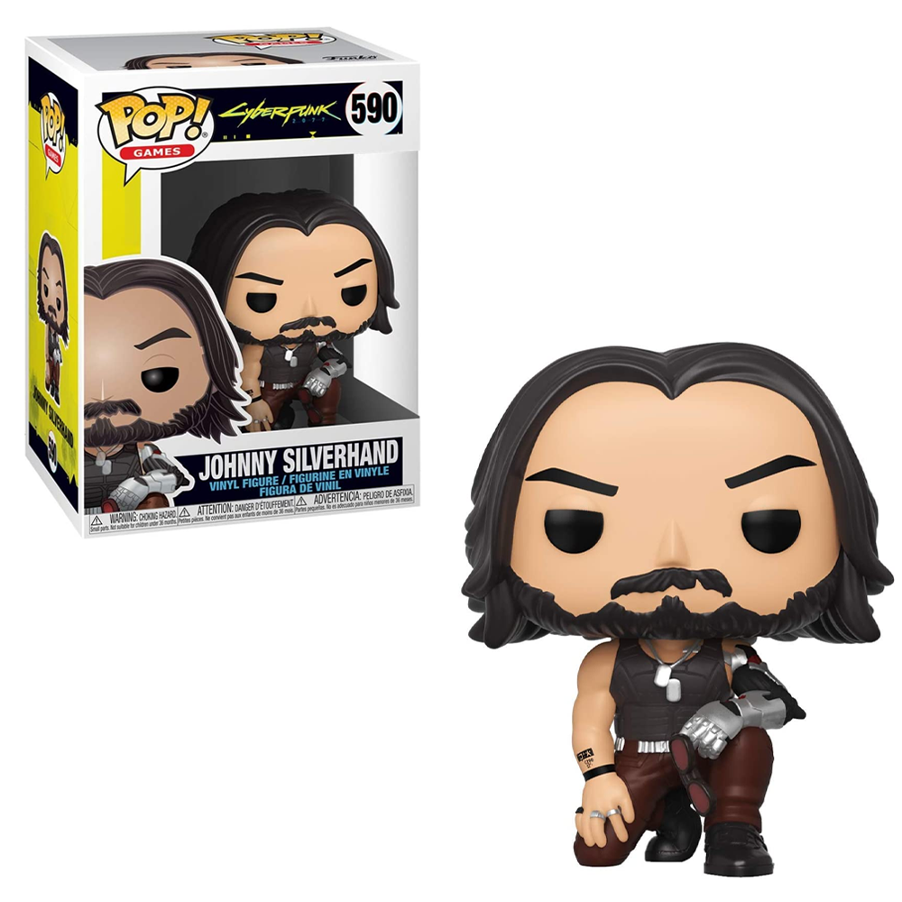 FU47161 Funko POP! Cyberpunk 2077 - Johnny Silverhand (Crouching) Vinyl Figure #590