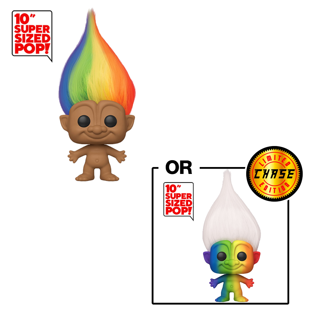 FU47205 Funko POP! Trolls Classic - 10-Inch Troll Rainbow Vinyl Figure #9