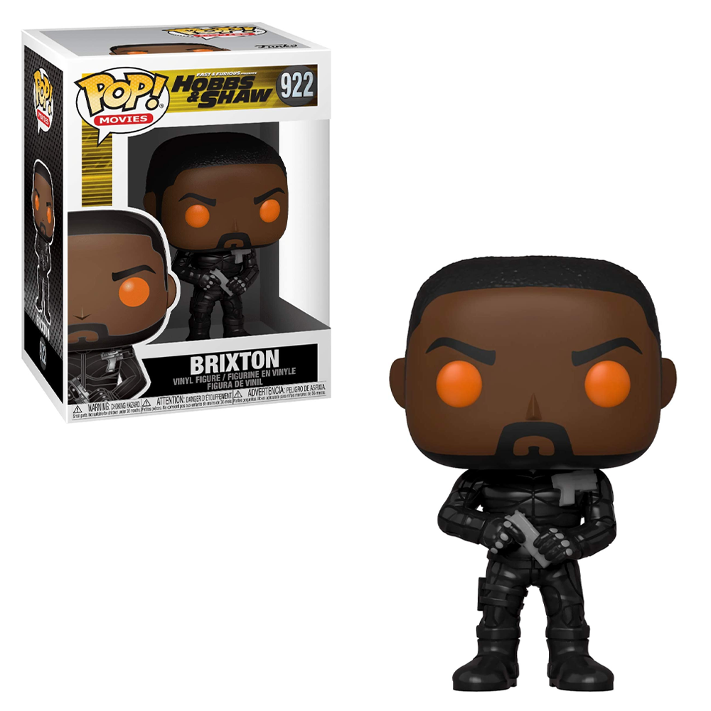 FU47754 Funko POP! Hobbs and Shaw - Brixton with Orange Eyes Vinyl Figure #922