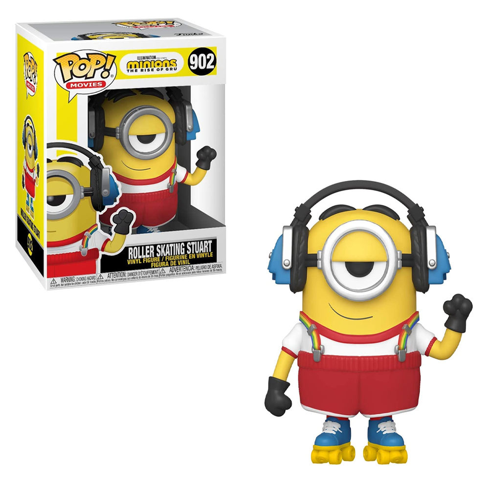 FU47802 Funko POP! Minions 2 - Roller Skating Stuart Vinyl Figure #902