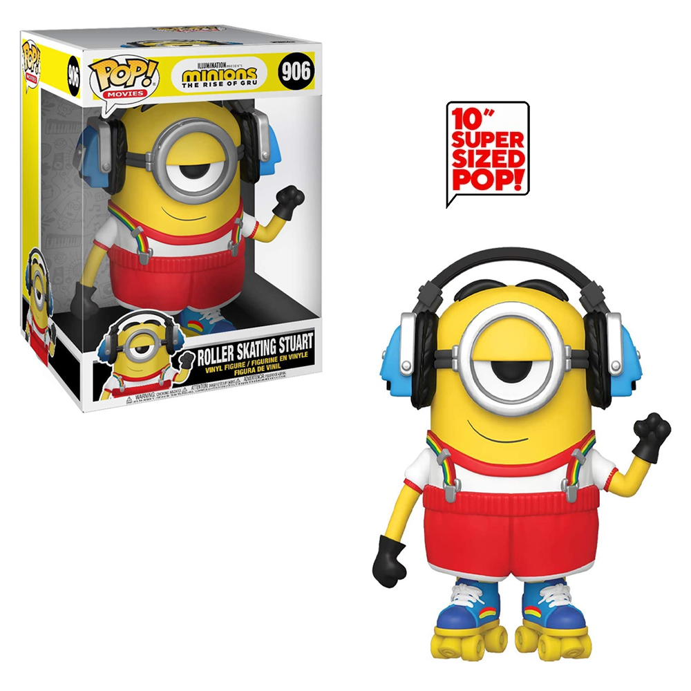 FU47811 Funko POP! Minions 2 - Roller Skating Stuart 10-Inch Vinyl Figure #906