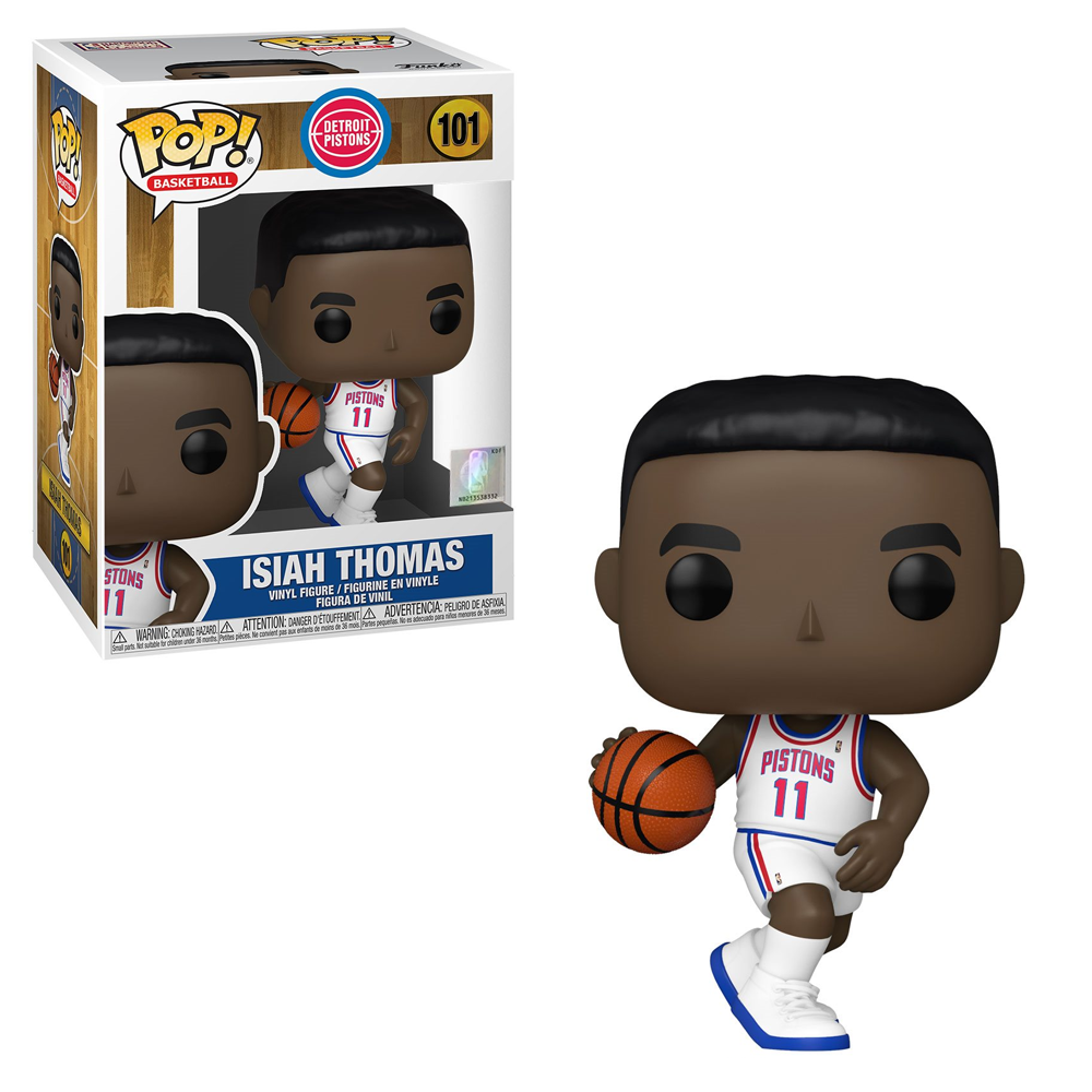 Funko POP! NBA: Legends - Isiah Thomas (Pistons Home) Vinyl Figure #101