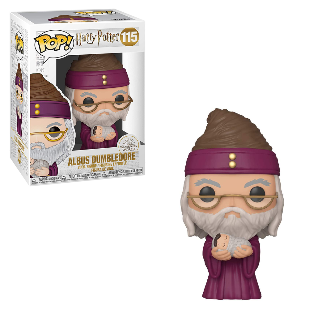 FU48067 Funko POP! Harry Potter - Dumbledore with Baby Harry Vinyl Figure #115