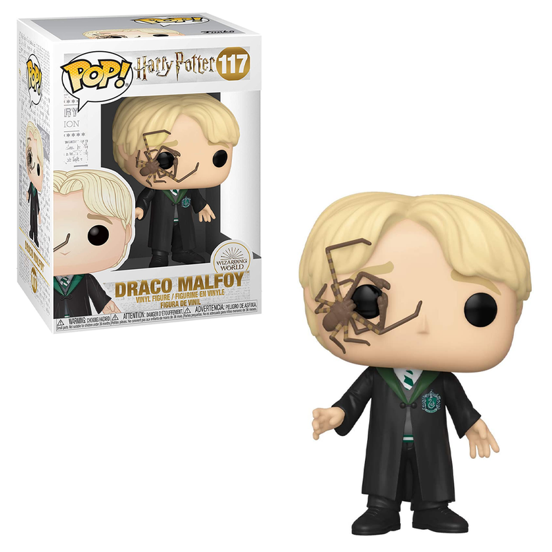 FU48069 Funko POP! Harry Potter - Malfoy with Whip Spider Vinyl Figure