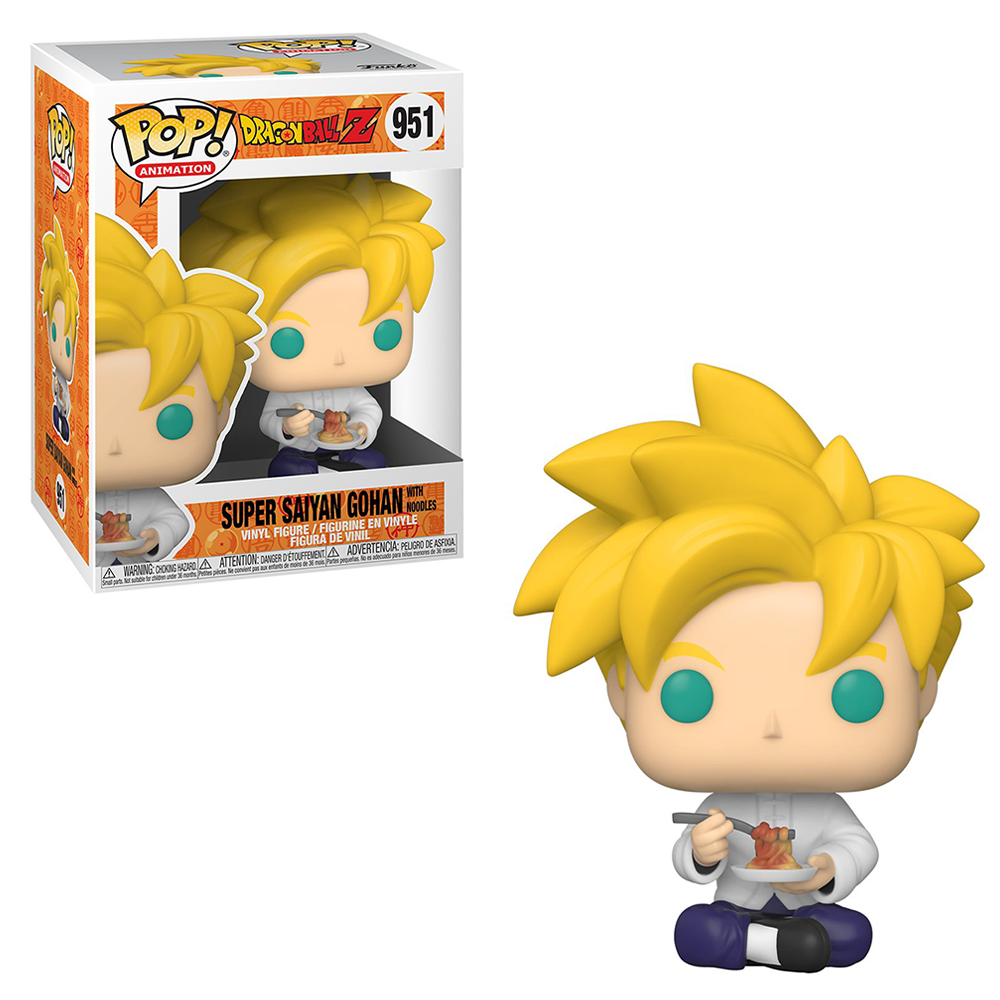 FU48665 Funko POP! Dragon Ball Z S9 - Super Saiyan Gohan with Noodles Vinyl Figure #951