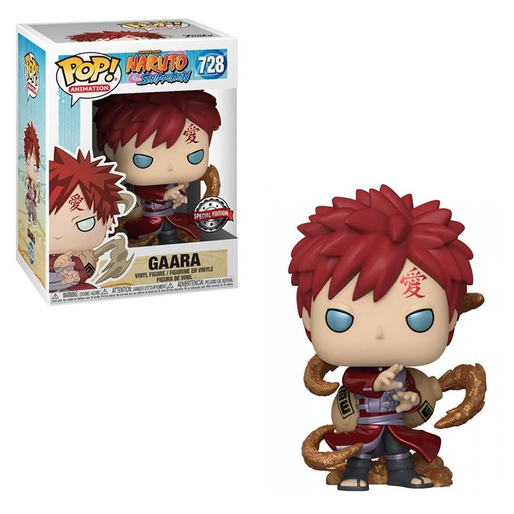 FU48839-IE Funko POP! Naruto Shippuden - Gaara (Metallic) Vinyl Figure #728 Special Edition Exclusive [READ DESCRIPTION]