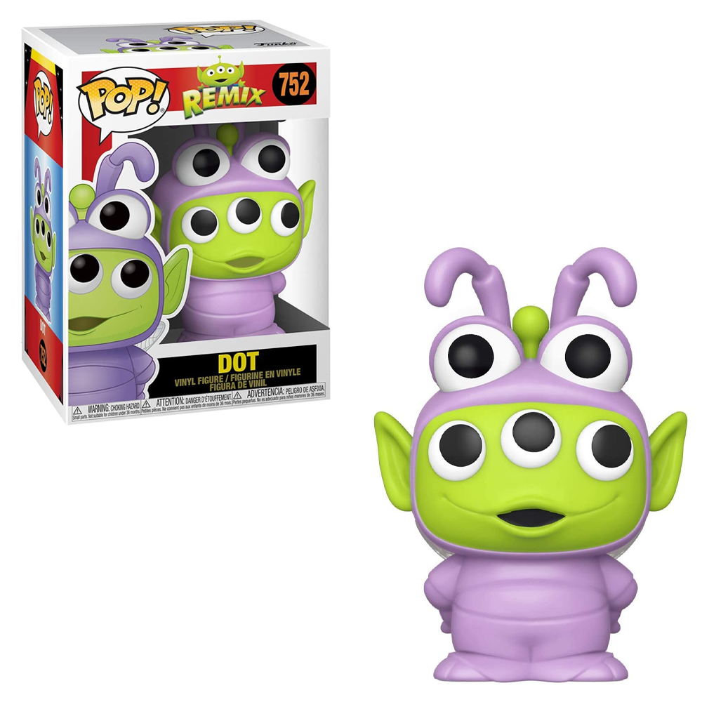 FU48850 Funko POP! Pixar Alien Remix - Alien as Dot Vinyl Figure #752