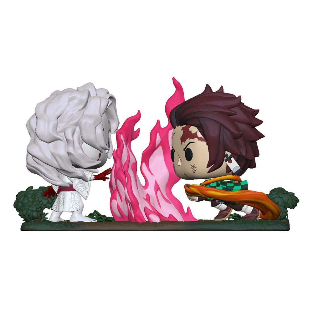 FU49009 Funko POP! Moment: Demon Slayer: Kimetsu no Yaiba - Tanjiro vs. Rui Vinyl Figure