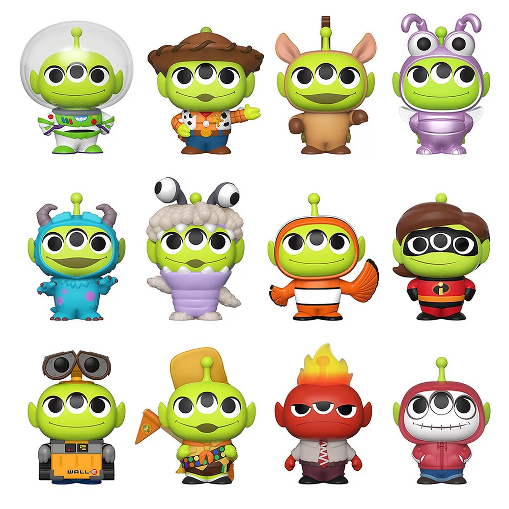 FU49094-1PK Funko Mystery Minis: Pixar Alien Remix Mystery Minis - 1 Pack