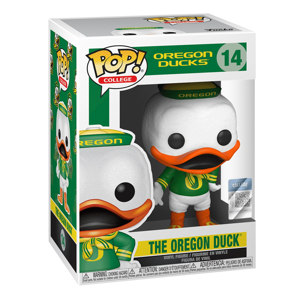 Funko POP! College: University of Oregon - The Oregon Duck Vinyl Figure