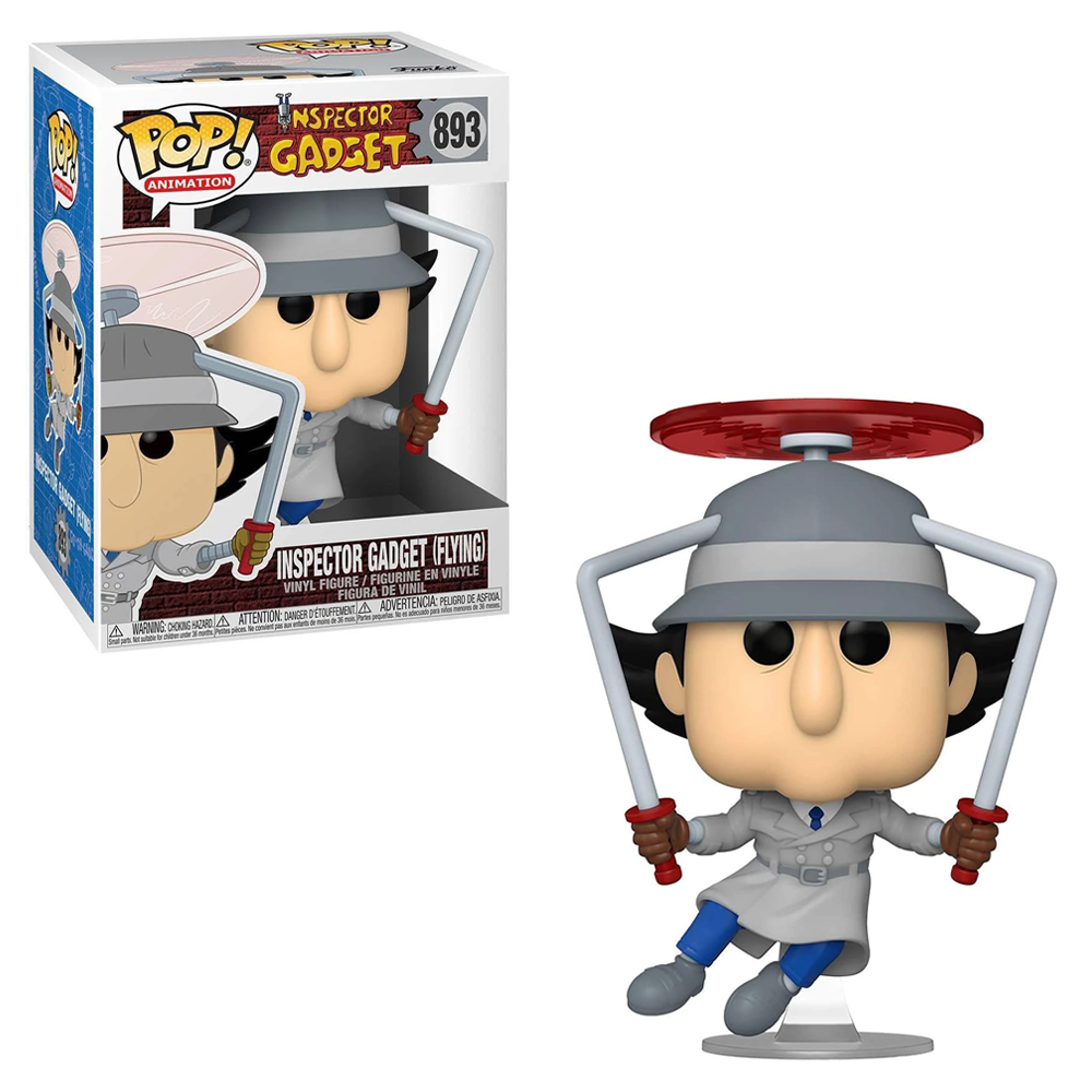 FU49269 Funko POP! Inspector Gadget - Inspector Gadget Flying Vinyl Figure #893